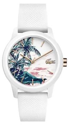 Produktbild von Lacoste Analog Quarzuhr für Damen Kollektion LACOSTE.12.12 Ladies mit Weisses Si