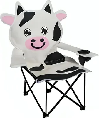 Produktbild von Linder Exclusiv Campingstuhl für Kinder Klappstuhl Gartenstuhl Kind Klappsessel Kinderklappstuhl Grün