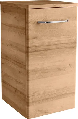Zdjęcie produktu dla FACKELMANN szafka podumywalkowa MILANO / Szafka łazienkowa z cichym domykiem / Wymiary (szer. x wys. x gł.): ok. 30,5 x 57 x 32 cm / Szafka łazienkowa z 1 drzwiami / Zawiasy drzwi do wyboru / Korpus: jasnobrązowy / Front: jasnobrązowy