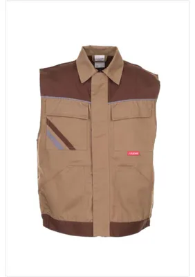 Produktbild von Planam Highline Weste khaki/braun/zink Gr. XL, 2364056