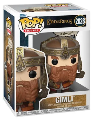 Produktbild von Funko FK90464 - Der Herr der Ringe POP! Vinyl Figur Gimli 9 cm -