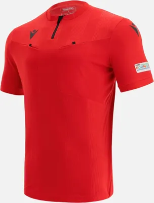 Produktbild von Macron Schiedsrichter Trikot Kurzarm UEFA 2021 Herren rot Gr S