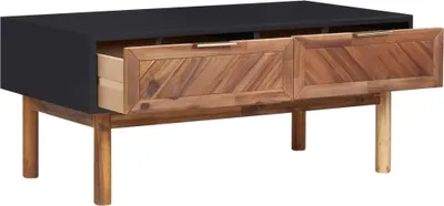 Produktbild von vidaXL Couchtisch 90x50x40 cm Akazie Massivholz und MDF