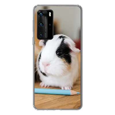 Produktbild von MuchoWow® Handyhülle Schutzhülle Hülle für Huawei P40 Pro Entzückende Baby-Meerschweinchen Silikon Softcase Handy Hülle - Schutz