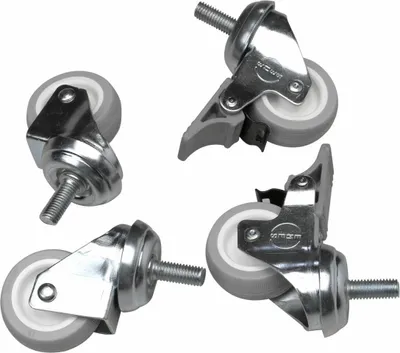 Produktbild von Equip 4xRollen für Serverschränke ECO/Pro-Mount 75mm schwarz