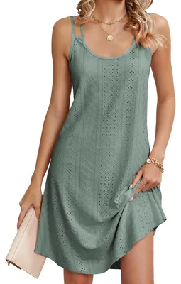 Productafbeelding van Solidchoice - Dames Zomerjurk V-Hals Korte Mouw