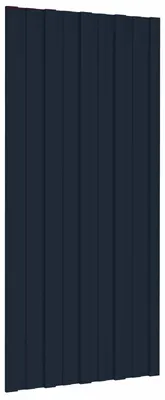 Produktbild von Dachpaneel - VIDAXL - 12 pcs - Anthrazit 100 x 45 cm Verzinkter Stahl