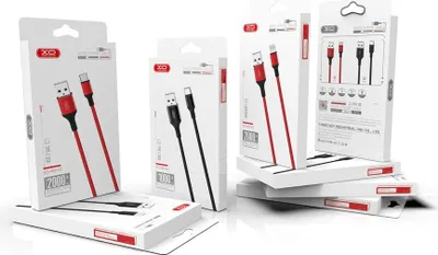 Obrázek produktu pro Xo Nb143 Usb-a-to-lightning-cable Transparent Transparent One Size