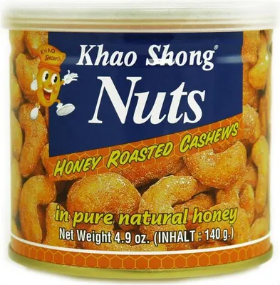 Produktbild von Khao Shong Nuts Honey Roasted Cashews 140g