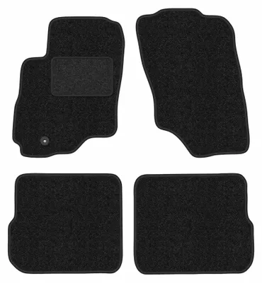 Produktbild von Velours-Fußmatten für Mitsubishi Outlander I 2001-2006 (SUV) – 4-tlg, Anthrazit, passgenau – Wielganizator ANTHRA