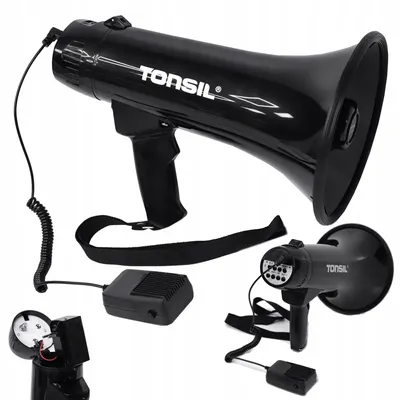 Tonsil TE 20/18 Megafon mit Akku, 15 W, Bluetooth, USB, SD und Aufnahme