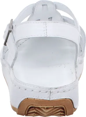 Produktbild von Gemini Damen Sandale Schnalle Cutouts Leder 336510-02, Größe:39 EU, Farbe:Weiß
