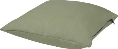 A single green cushion is shown against a white background.