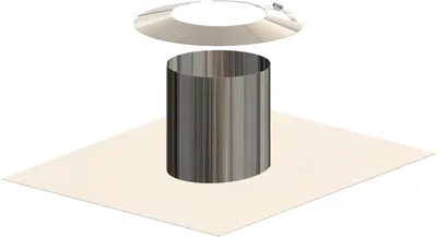Produktbild von Atec Flachdachkragen 0 - 5 inkl. Wetterkragen DN 125/190