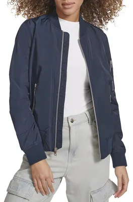 Productafbeelding van Levi's dames bomberjas Melanie (standaard en plusmaten), marineblauw, maat S