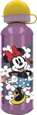 Image de Gourde Disney Minnie en aluminium, 530 ml, avec bouchon de sécurité