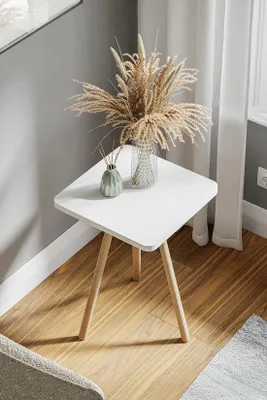 Image de Table pour enfants InterGo carrée 34 cm, jaune