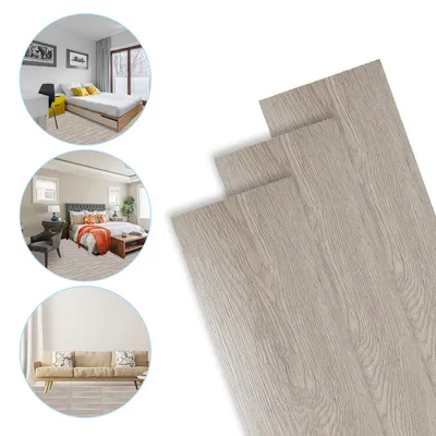 Obrázek produktu pro Yakimz PVC podlaha - Samolepicí vinylová prkna - Vinylová podlaha - Efekt dřeva - Bílý dub - 91,5 x 15,2 cm x 1,5 mm - 1,95 m²/14 prken