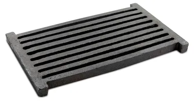 Obrázek produktu pro Litý litinový rošt o rozměrech 33 x 21 cm, určený pro kamna