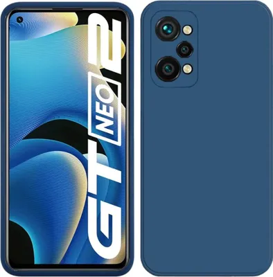 Produktbild von OPPO Realme GT Neo 2 Hülle, Flüssig Silikon Weich Gummi Schutzhülle für OPPO Realme GT Neo 2 Blau