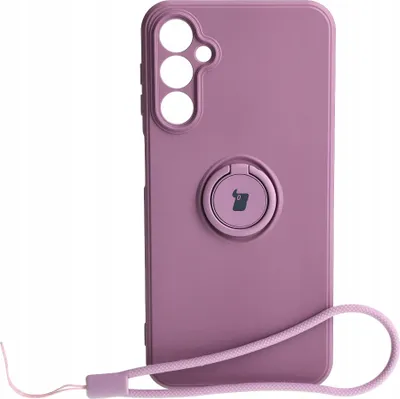 Produktbild von Bizon Case Silikonring Sq für Galaxy A24, dunkelviolett