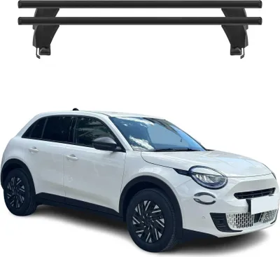 Immagine prodotto di Portapacchi Menabo per Fiat 600E/600 2023-2025 alluminio nero 2 pz