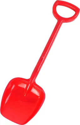 Image de Grande pelle à sable 55 cm rouge