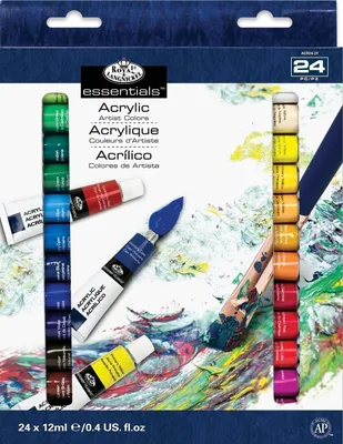 Immagine prodotto di Royal & Langnickel ACR24 Set di colori acrilici 24 x 12 ml 24 pz