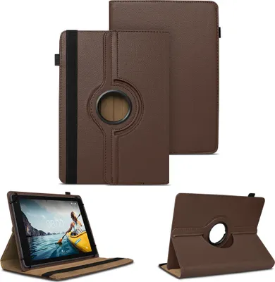 Produktbild von Schutzhülle für Tabwee Tablet T20 T50 T80 T90 W90 Hülle Tasche 360 Grad DrehbarFarben:Braun