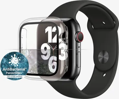 Zdjęcie produktu dla PanzerGlass ® Screen Protector Full Body Apple Watch Series 4 | 5 | 6 | SE 40mm | Transparent, Apple, Apple - Watch Series 4 40mm, Apple - Watch Series 5 40mm, Apple - Watch Series 6 40mm, Apple -..., Aplikacja na sucho, Odporny na zadrapania, Odporny na wstrząsy, Przeciwbakteryjny, Przezroczysty, 1 szt.