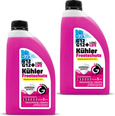 Produktbild von Kühlerfrostschutz G12 / G12+ | Kühlflüssigkeit 5 Jahre bis -35°C | 2L