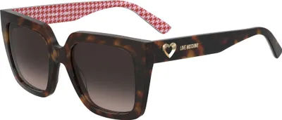 Zdjęcie produktu dla Okulary przeciwsłoneczne damskie Moschino Love MOL099/S Havana pattern 53/18/140