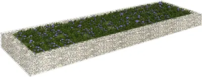 Produktbild von Gabionen-Hochbeet Verzinkter Stahl 300x100x20 cm , Gabionen Design 2024