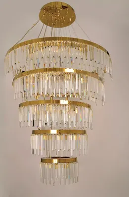 Obrázek produktu pro Lustr stropní lustr zlatá stropní lampa lustr křišťálová lampa