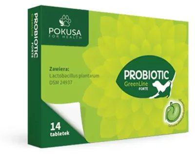 Obrázok produktu pre POKUSA Probiotic Forte GreenLine - probiotikum pre psov - 14 ks.