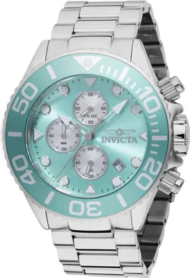 Zdjęcie produktu dla Invicta Grand Diver 48583 Zegarek Męski - Mechanizm Kwarcowy - Stal Nierdzewna z Niebieską Tarcza - 52 mm