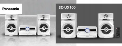 Image de Panasonic SC-UX100 Mini système audio domestique 300W Wit