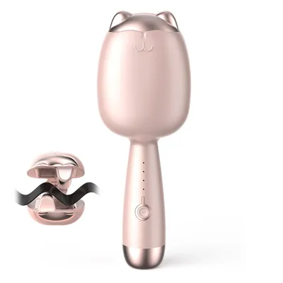 Produktbild von Strandwellen-Lockenstab, Ionen-Haarwelleneisen mit 32mm Doppelzylinder, für mühelos schöne Wellenfrisuren bei Damen