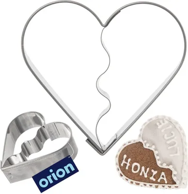 Immagine prodotto di Orion tagliabiscotti tagliabiscotti tagliabiscotti per biscotti di pan di zenzero cuore in acciaio inox 5,5 cm