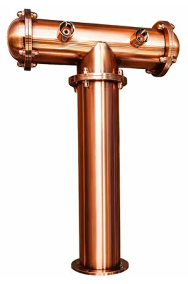 Produktbild von Beer Tower "Mr. T" Bronze 2 leitig ohne Schankhähne