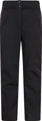 Obrázek produktu pro Mountain Warehouse - Dětské lyžařské kalhoty "Swiss", softshell MW2245 (128) (černé)