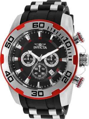Produktbild von Invicta Pro Diver - SCUBA 22307 Herrenuhr - Quarzwerk - Edelstahl mit schwarzem Zifferblatt - 50 mm