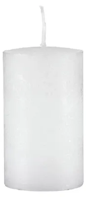 Produktbild von durchgefärbte Rustic Kerzen Weiß 100 x Ø 70 mm, 1 Stück