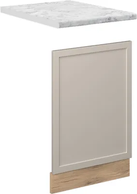 Produktbild von Frontblende Vicco Fame-Line GrauBeige 45 cm , AP Marmor, Model 50419