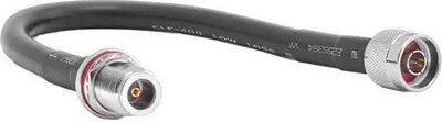 Produktbild von HDF400 Low Loss-Kabel 0.3m, N-Stecker auf N-Buchse, UV-beständig