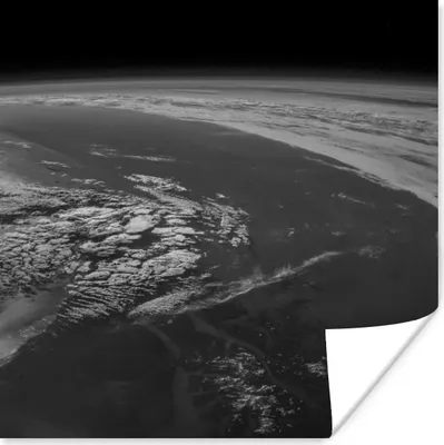Produktbild von MuchoWow® Poster Erde - Planeten - Luft 75x75 cm - Wand Dekoration
