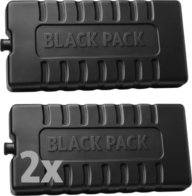 Produktbild von ToCi Black Pack Kühlakkus 220ml - Kühlakku Set mit 2 Stück - Schwarz