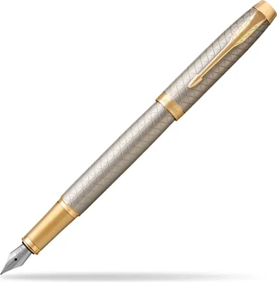 Zdjęcie produktu dla PARKER Füller IM Premium Warm Silver F Blau Geschenkbox