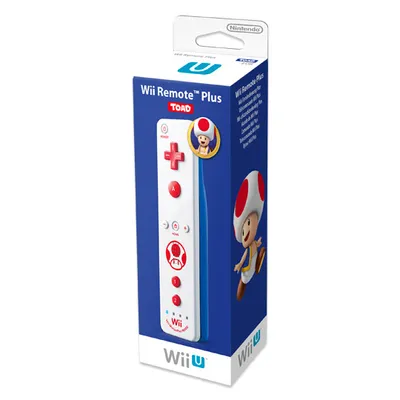 Produktbild von Nintendo Wii U und Wii - Remote Plus, weißes Toad Design