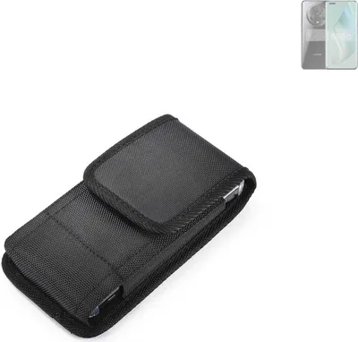 Produktbild von Holster Gürteltasche kompatibel mit Honor Magic5 Pro Holster Gürtel Tasche wasserabweisend Handy Hülle Schutz Hülle Outdoor schwarz K-S-Trade
